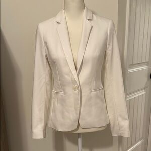 Elegant White Women's Blazer